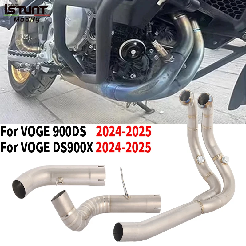 

Slip On For VOGE 900DS 900 DS DS900X DS900 X 2024 2025 Motorcycle Exhaust System Escape Titanium Alloy Full Moto Exhaust System