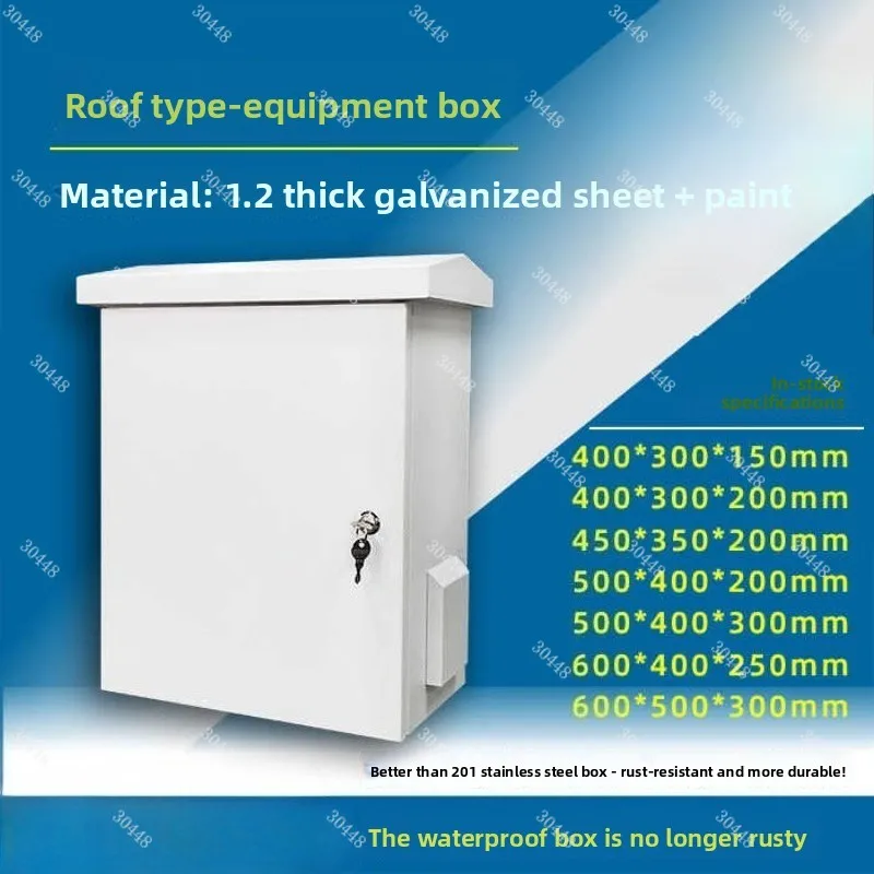 Equipment Box Room Outdoor Weak Current Network Public Security Sky Net Weather Detection Solar Energy Storage and Control