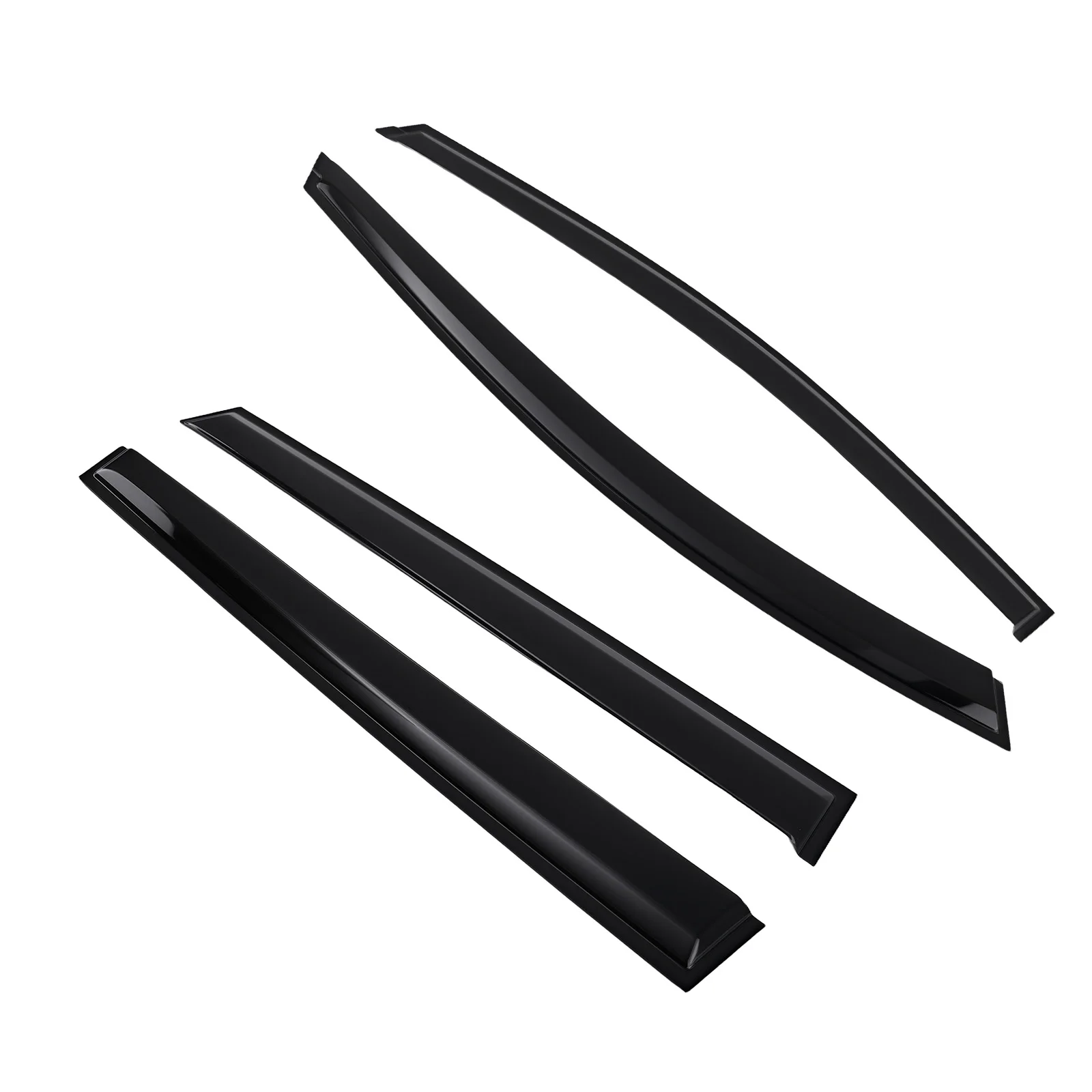 

Window Visor Shade Vent Sun Rain Deflector for Ford Edge 15-24 Black Tinted