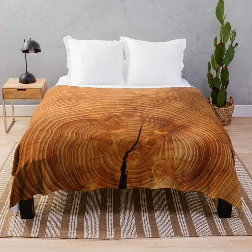 

WOOD CUT Throw Blanket Large Sofa Quilt Blankets