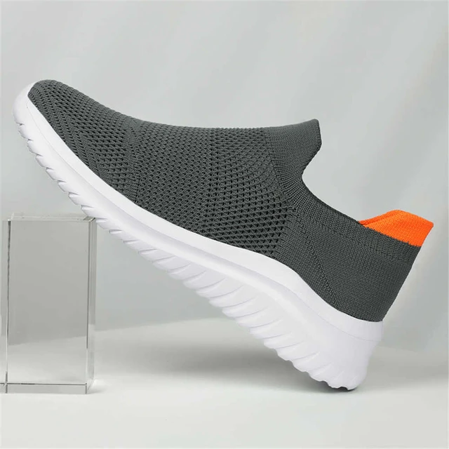 Knit Lazy Men Shoes 12 Size Casual White Vulcanized Sneakers Most Popular Items 2023 Sport Footwear Shows All Brand Trends AliExpress