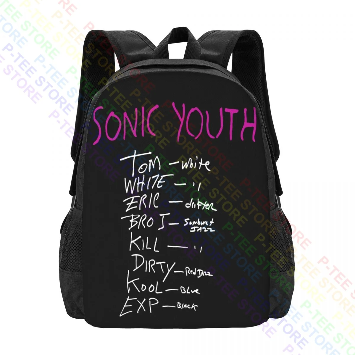 Sonic Youth 1991 Disappearer Traci Lords Rock P-1659Backpack Large Capacity Shoe Bag New Style