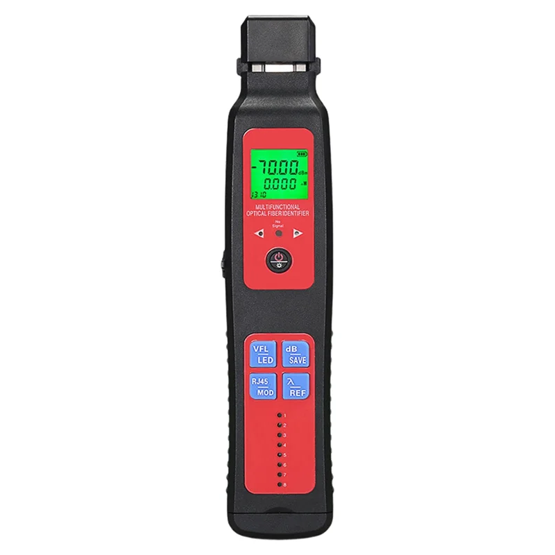 

ABBO-Fiber Optic Cable Identifier A-507 Live Testing Functionality Includes 5-In-1 Network Tester LED Indicator Optical Power Me