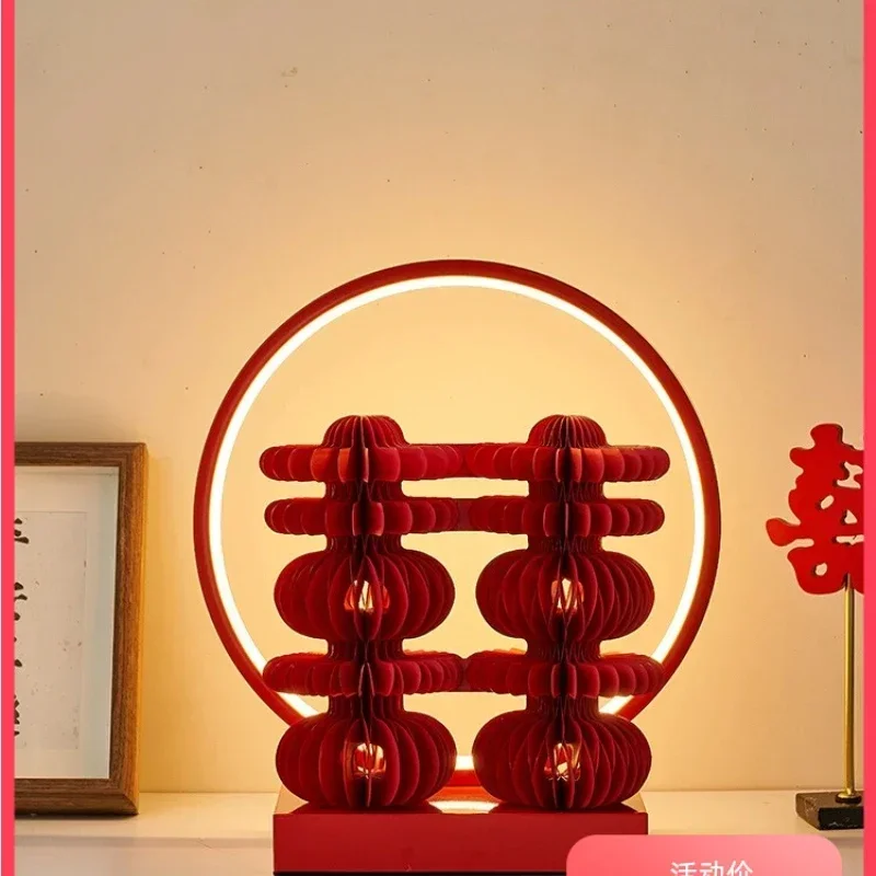 

Hip-shaped honeycomb ornaments, wedding room decoration