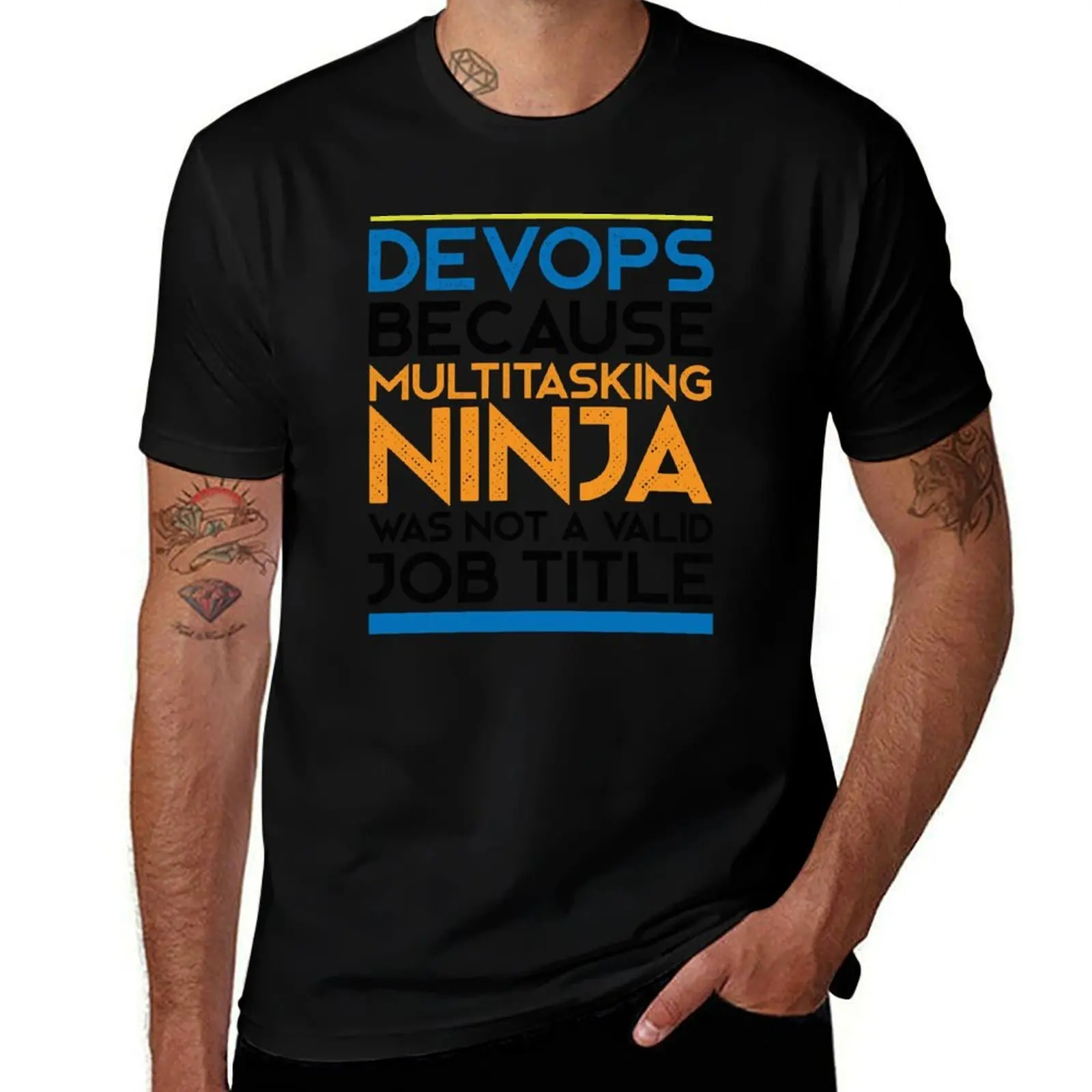 Devops Ninja T-Shirt Quick Dry Light Sports T-Shirt