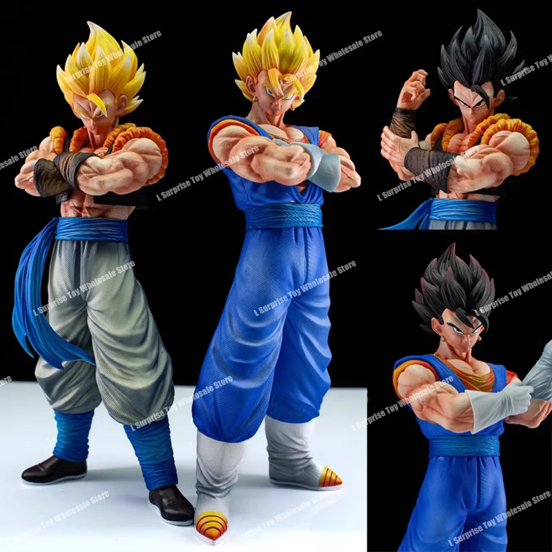 In Stock Dragon Ball Z Shf Super Saiyan Ssj Gogeta Vegetto Anime Action Figures Statue Collection Decorate Model Toys Gifts