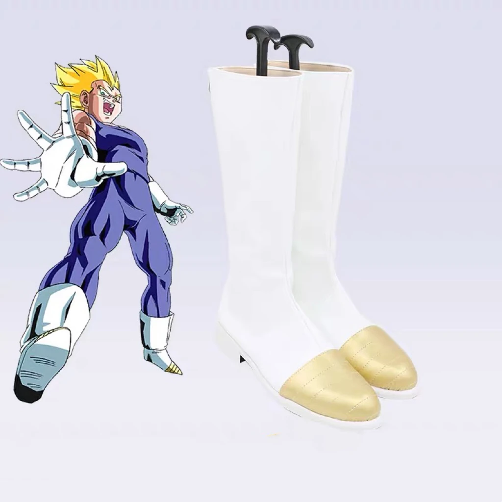 

DBZ Vegeta IV Saiyan Anime Cosplay White Shoes Boots