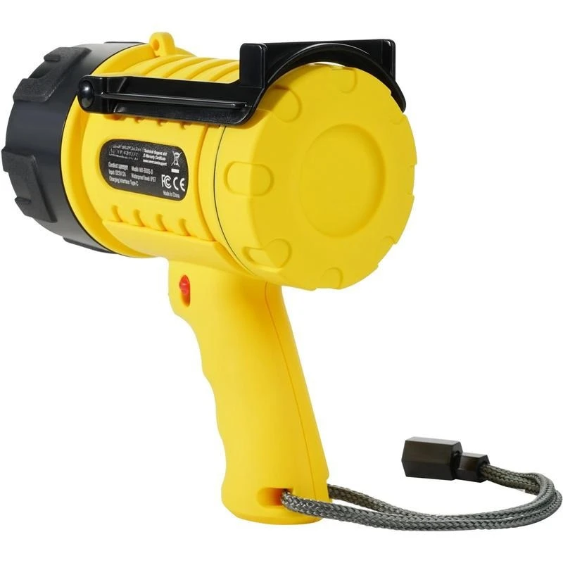 

Handheld Searchlight 1000,000 Lumens For Hunting Boating Camping, 4 Modes Detachable Lens USB Port Rechargeable Battery Portable High Lumens LED Outdoor Equipment