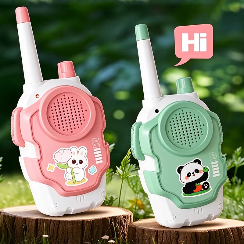 2Pcs/Set Wallkie Talkie 1500M Long-range Communication Radio Mobile Interphone Speaker Talking Toys For Kids Birthday Gift