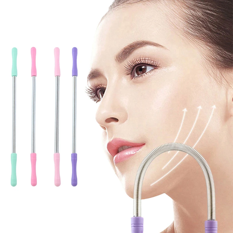 Facial Hair Remover For Women.Remove Unwanted Hair On Upper Lip,Chin,Face,Or Neck U-shape Remover Spring For Unsightly Hair