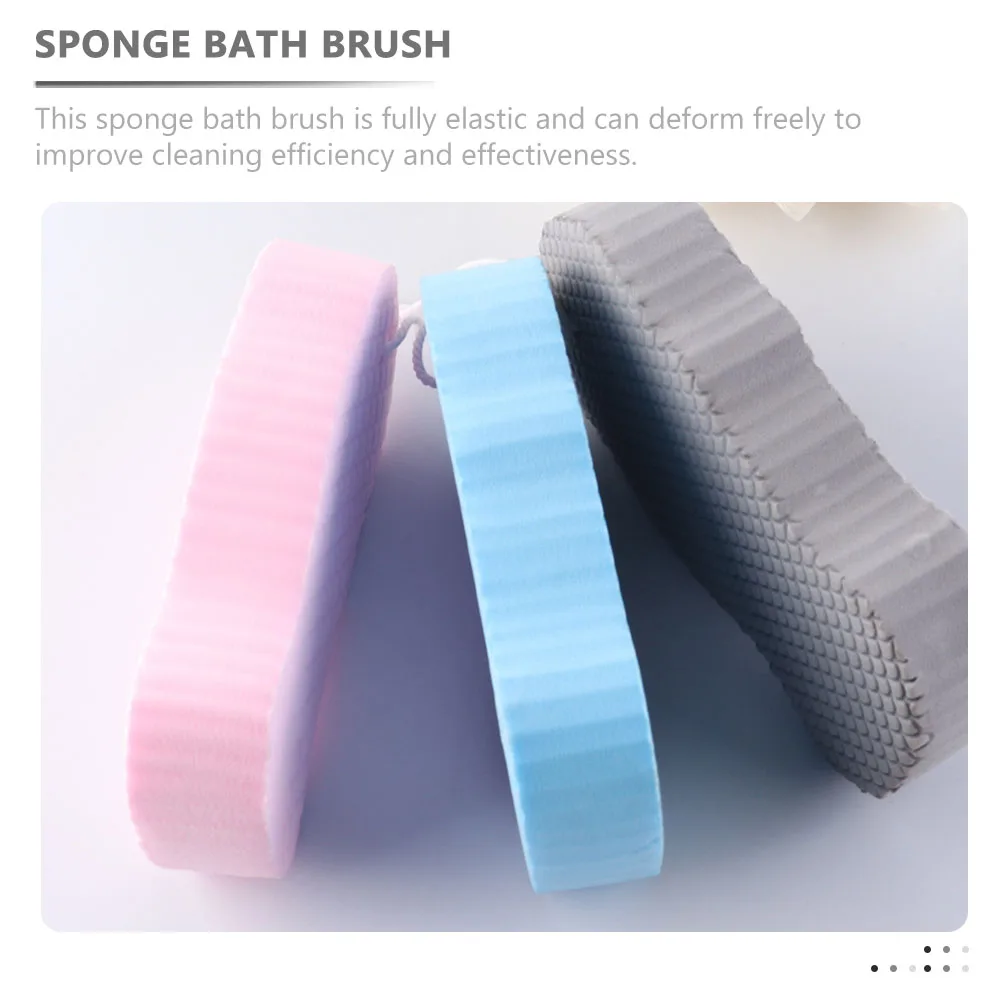 

3pcs Baby Bath Sponge Soft Exfoliating Shower Sponge For Kids Body Cleaning Lightweight Portable Bathing Tool Skin-Friendly