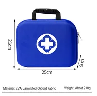 Portable Empty EVA Hard Shell First Aid Kit Case - Waterproof Emergency Medical Storage Bag for Car Home Outdoor Travel 5
