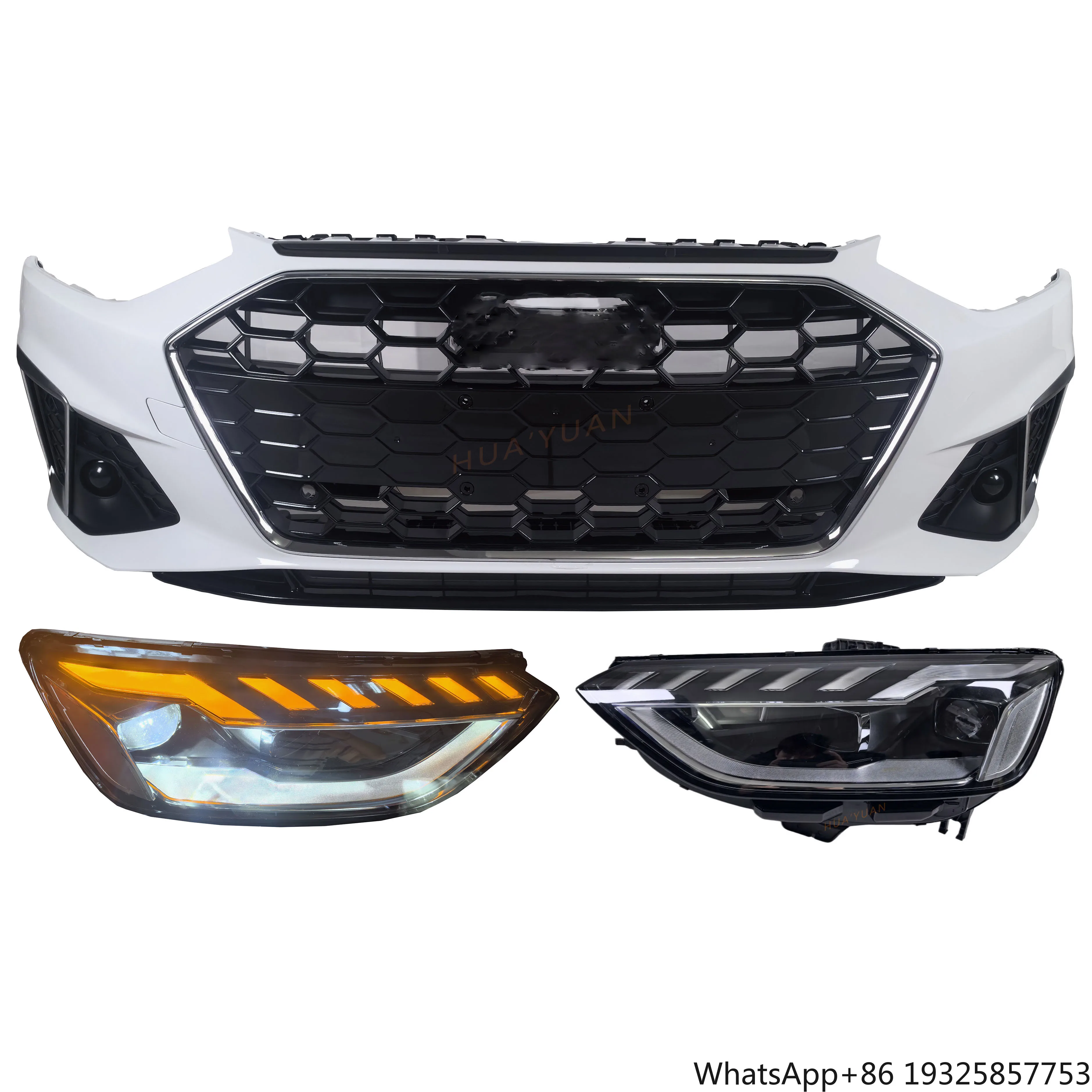 A4 S4 RS4 Front Bumper for A4 B10 Bodykit A4 Front Bumper 2020 2021 2022 2023 2024
