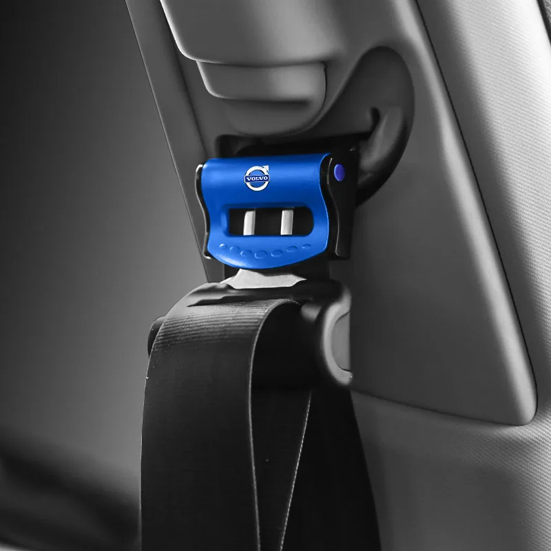 Car ABS Safety Seatbelt Stopper Buckle Anti-Slip Button For Volvo XC90 XC60 V50 S60 V70 V60 V40 S90 olestar AWD XC40 S80 T6 V90 view 6