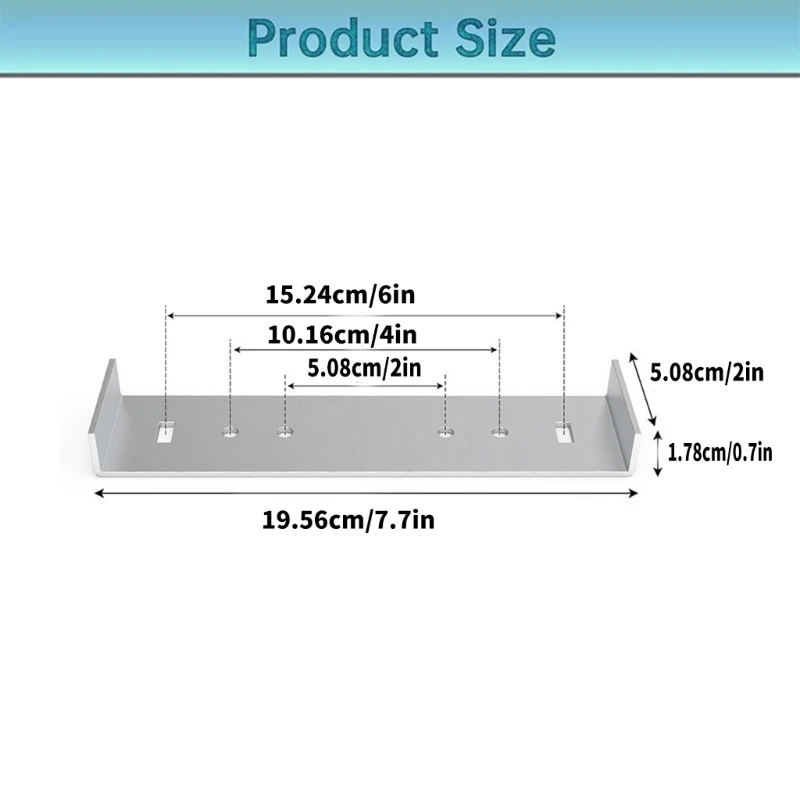 2Piece Aluminum Mailbox Support Holder Rack Stands Ensures Firm Against Tilting