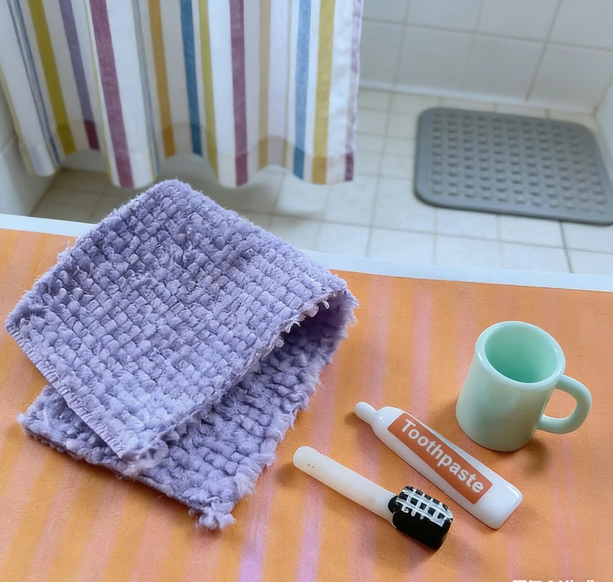 5picecs Casa de muñecas Blythe Accesorios - Juego de artículos de tocador de simulación en miniatura Accesorios para fotos Decoración de modelo de escena