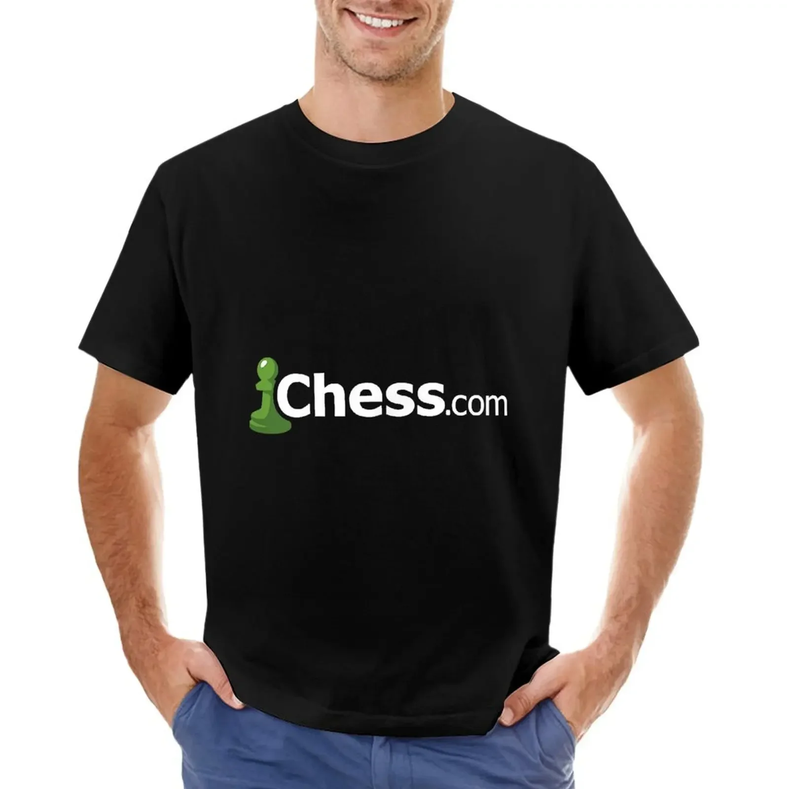 

Chess.Com Classic Logo Online Chess Site Fan - Dark T-shirt sweat plus size tops t shirt men