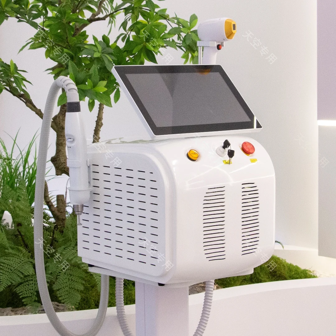 2 in 1 ダイオードレーザー脱毛アイス無痛アレキサンドライトピコ秒レーザータトゥー除去多機能冷却システム美容