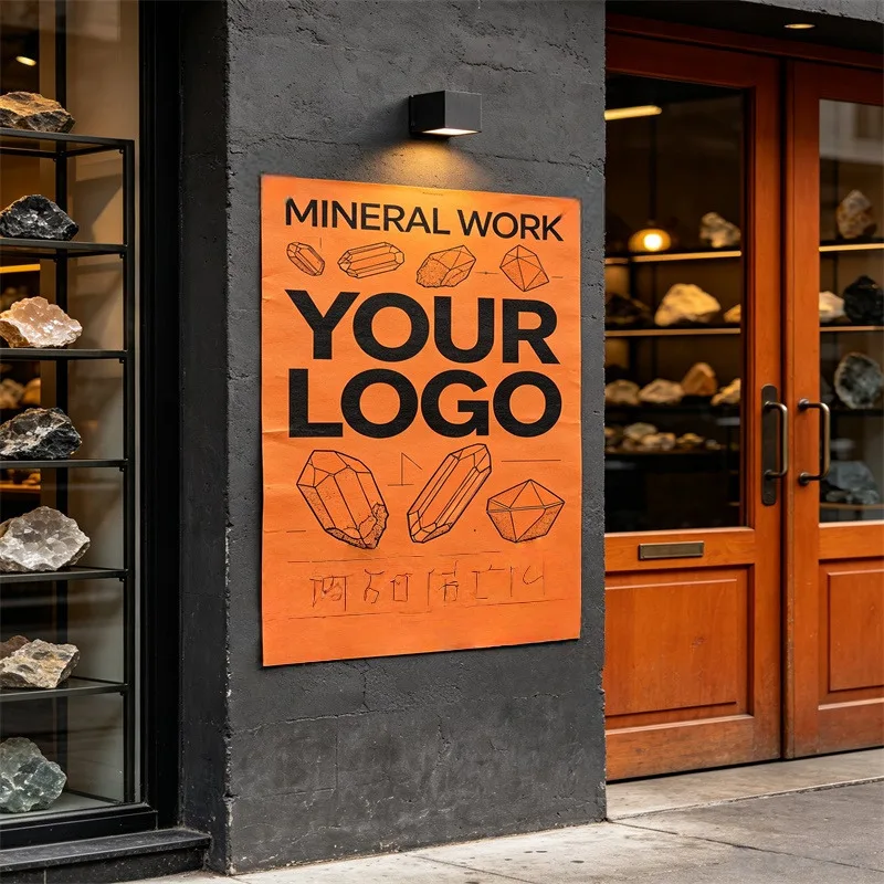 Any Size 100cm Custom Advertising Stickers Freely Customize Durable Self-stick Labels All Physical Stores Brand Marketing Layout