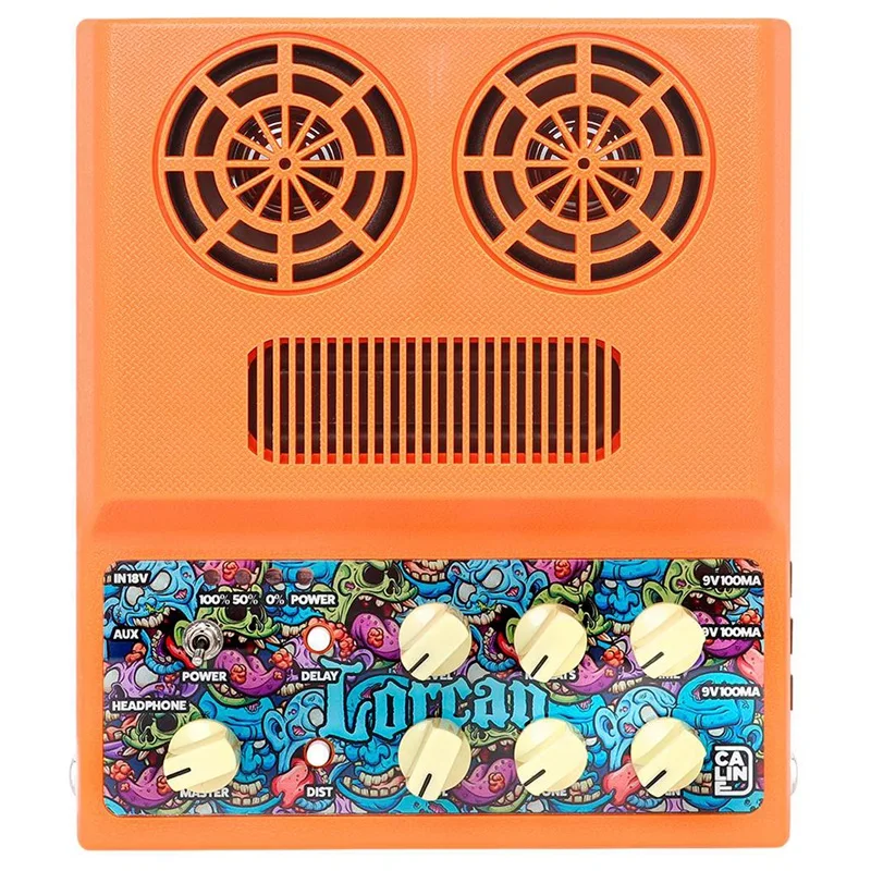 

Orange Guitar Audio Amplifier Desktop Mini Distortion Delay Speaker Guitar Amplifier Guitar Amplifier