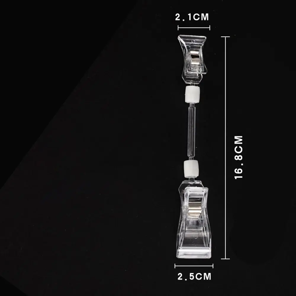 

High Quality Adjustable Photo Clip Holder Multi-size Transparent Postcard Holder Advertising Display Support School Office