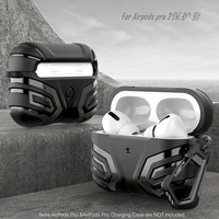 TPU Shockproof  Switch Case For Airpods Pro 3 Case Cover Keychain Armor Headphone   Case For Apple Air pods Pro 2 3 2021 Case