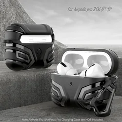 TPU Shockproof  Switch Case For Airpods Pro 3 Case Cover Keychain Armor Headphone   Case For Apple Air pods Pro 2 3 2021 Case