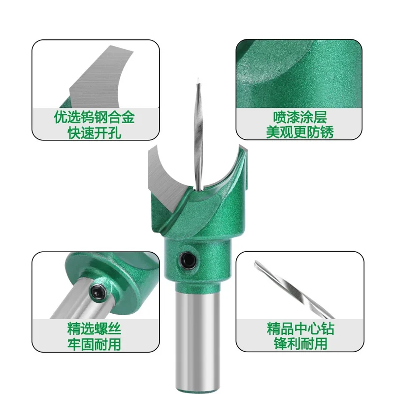 1pc 10mm Shank Router Bit Buddha Beads Ball Milling Cutter Carbide Woodworking Bead Drill Bit For Wood End Mill Hand Tool 6-30mm