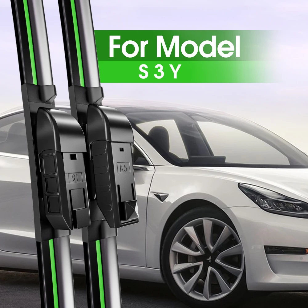 2szt Pióra wycieraczek przedniej szyby do Tesla Model S 3 Y 2012-2023 2013 2016 2017 2020 2021 2022 Akcesoria do szyb przednich