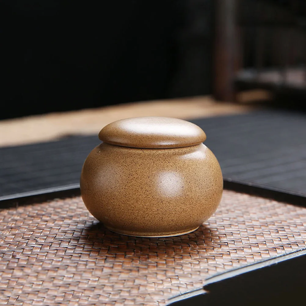 

2Pcs Mini Colored Glazed Jars Airtight Food Containers Beautiful Workmanship Suitable Gifts Families Restaurants