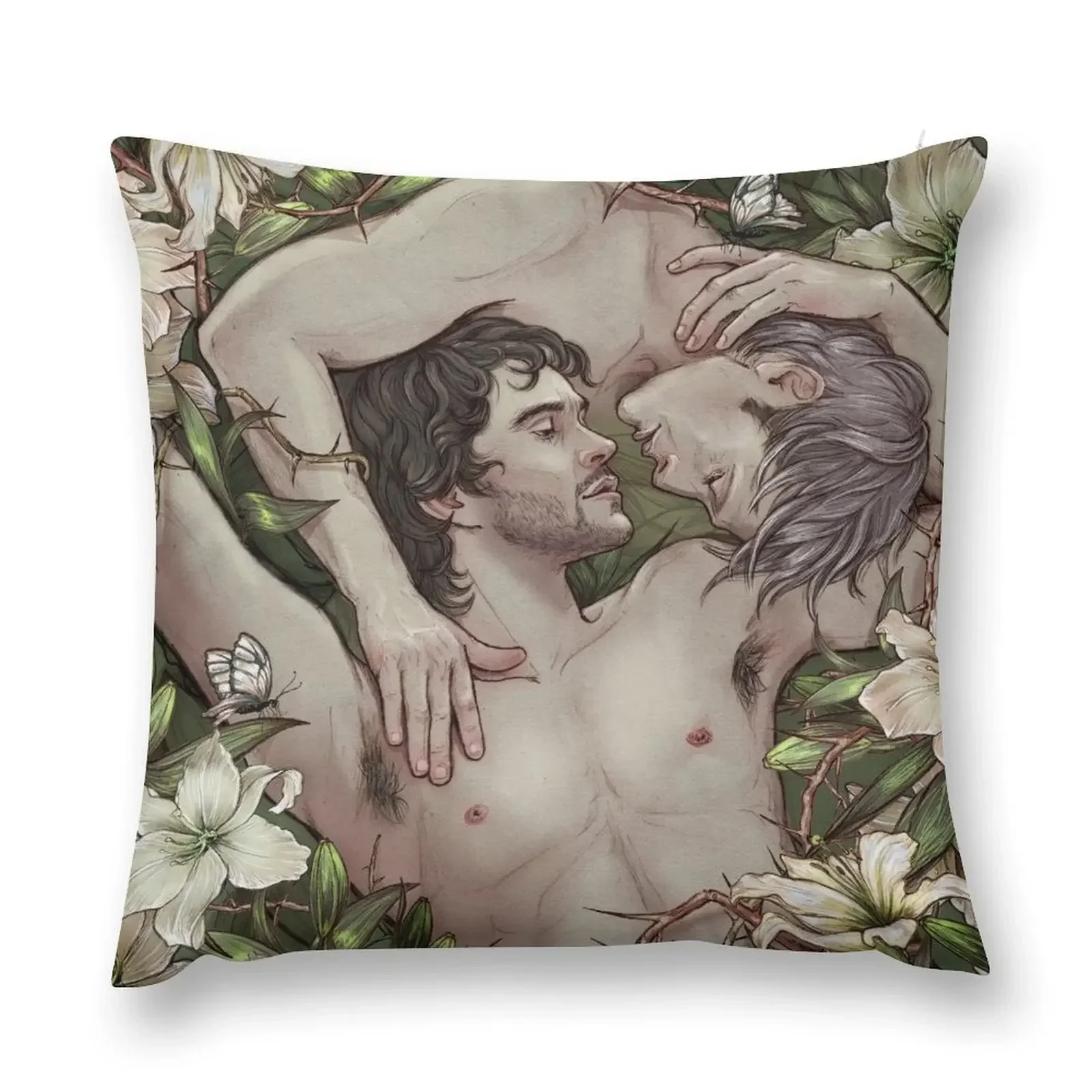 

Lilies Garden Throw Pillow christmas supplies Pillow Decor Decorative pillow case