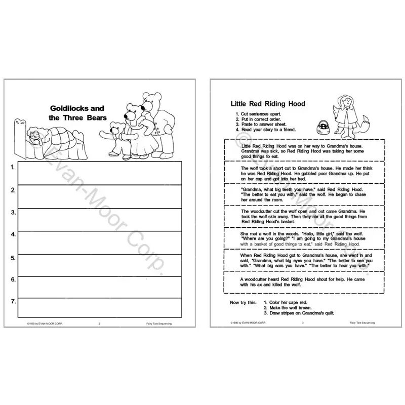 تسلسل الحكاية الخيالية من إيفان مور، مصنف الصف 1 - 3، العمر 6 7 8 9، الكتاب الإنجليزي 9781557990310