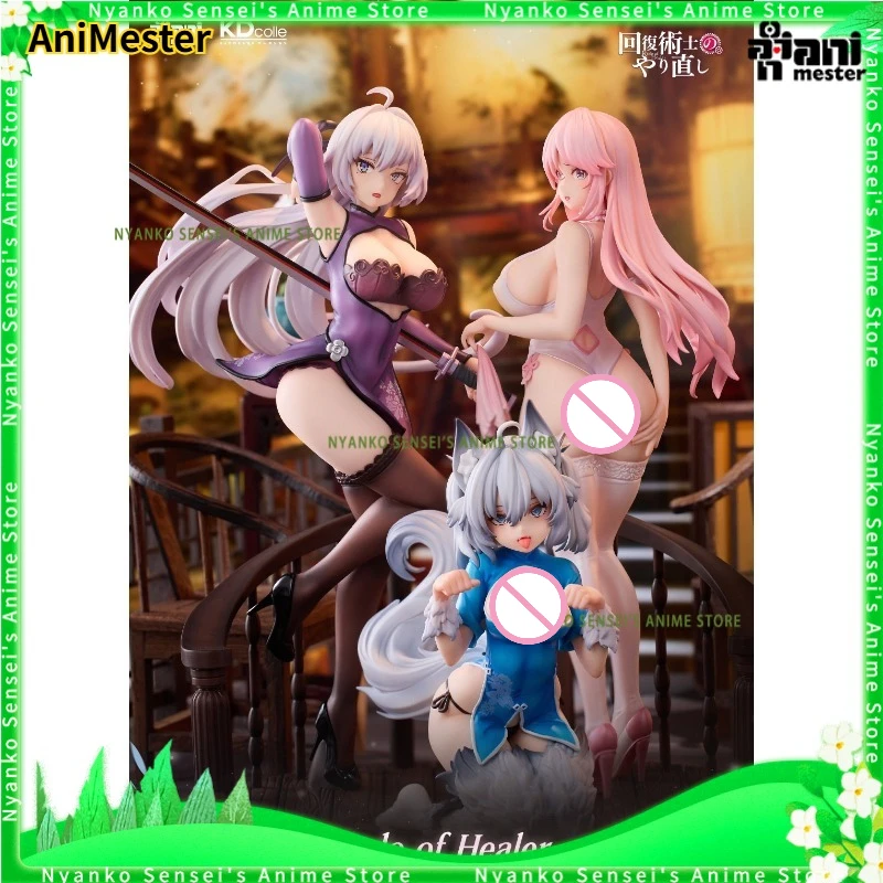 En Stock: Figura de Anime Redo of Healer Kureha Setsuna Freia, Versión Vestido Chino 1/7, Modelo Coleccionable, Juguete de Moda