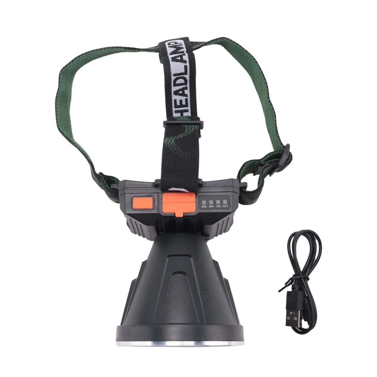 High Power LED Light Lamp Super Bright Adult USB Headlight Spotlight Waterproof Outdoor Light Flashlight Portable