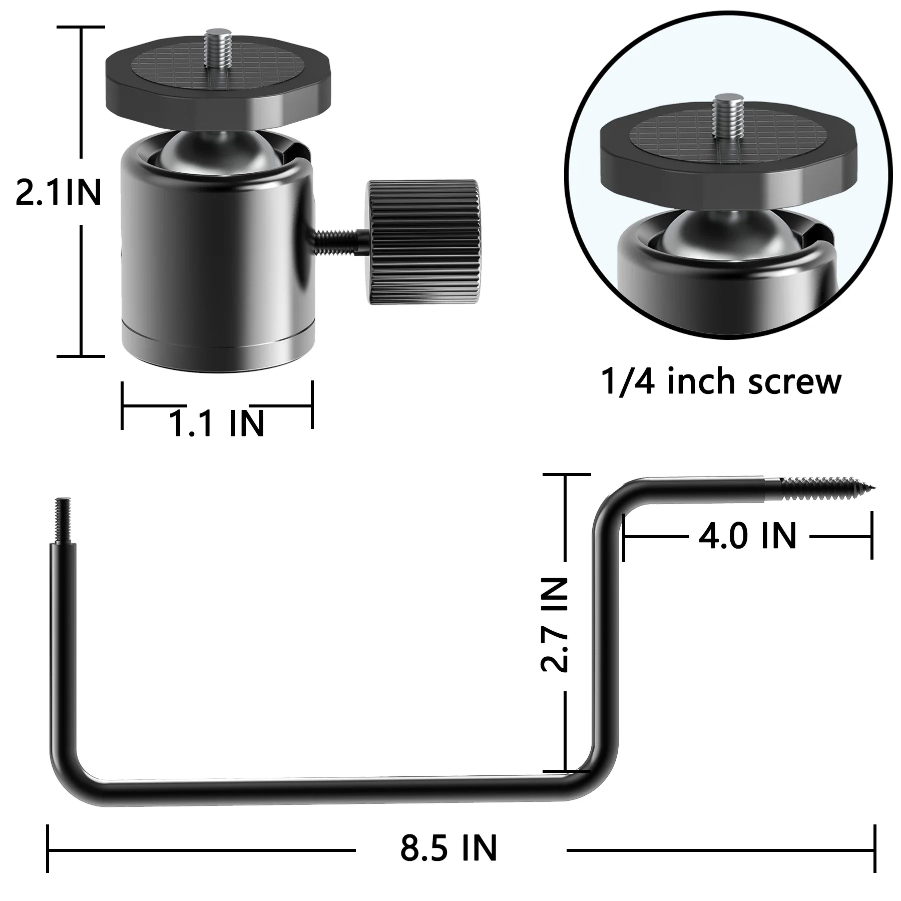 360°Tree Holder Aluminum Bracket mount for Trail Hunting Game Camere solar panel