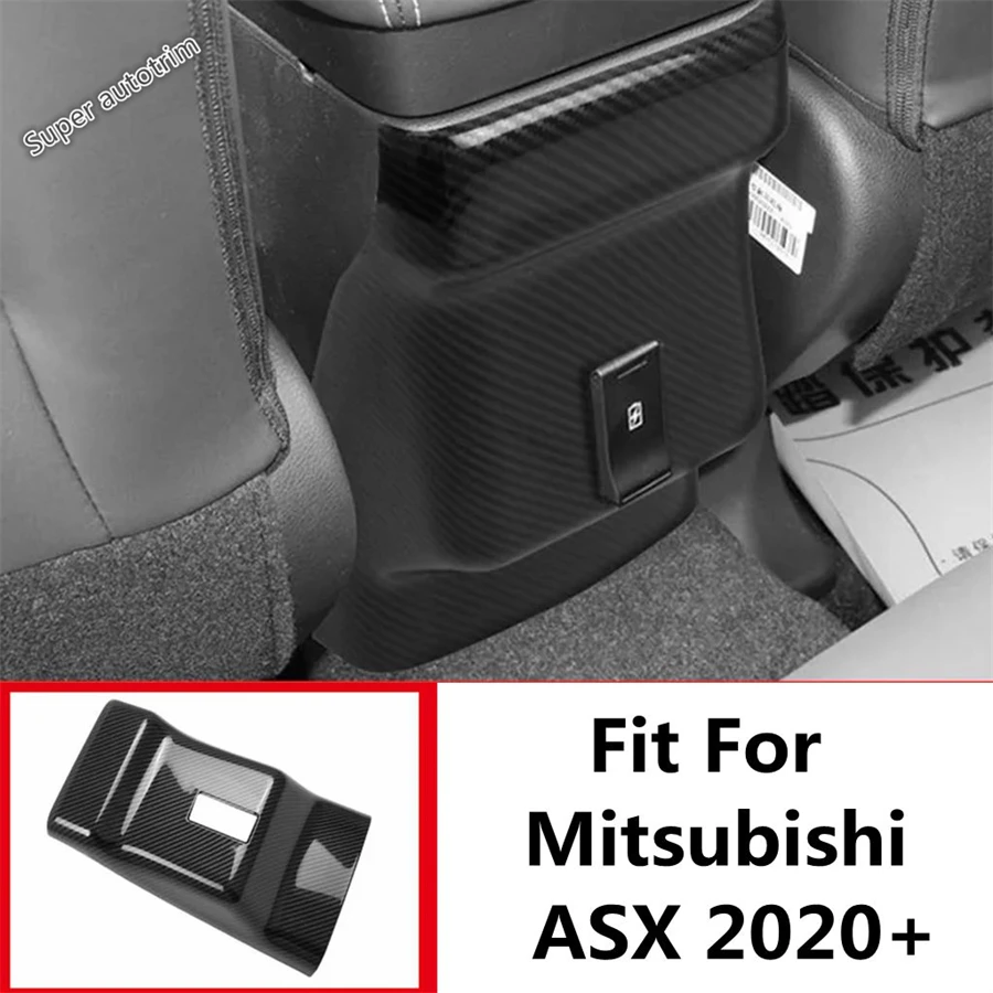 

Rear Armrest Box Air AC Conditioning Outlet Vent Anti Kick Panel Cover Trim For Mitsubishi ASX 2020 - 2021 Interior Accessories