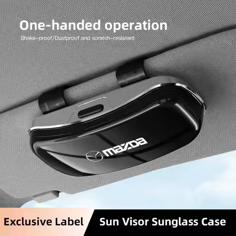 Car Visor Glasses Box Auto Sunglasses Storage Case For Mazda 6 2 3 CX50 CX60 BT-50 CX5 CX30 MX-5 CX3 CX8 Atenza CX80 CX70 CX90