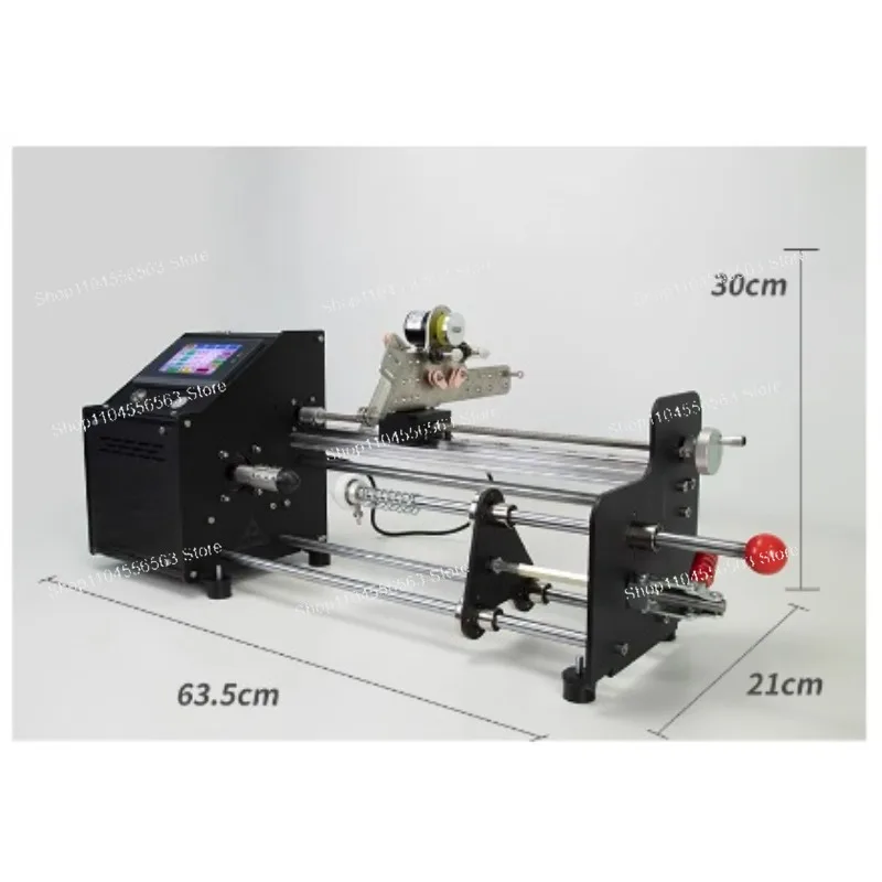 **PWD-M-10 Fiber Coil Winding Machine for 0.025mm Wire (10km, 260x150mm Spool)**