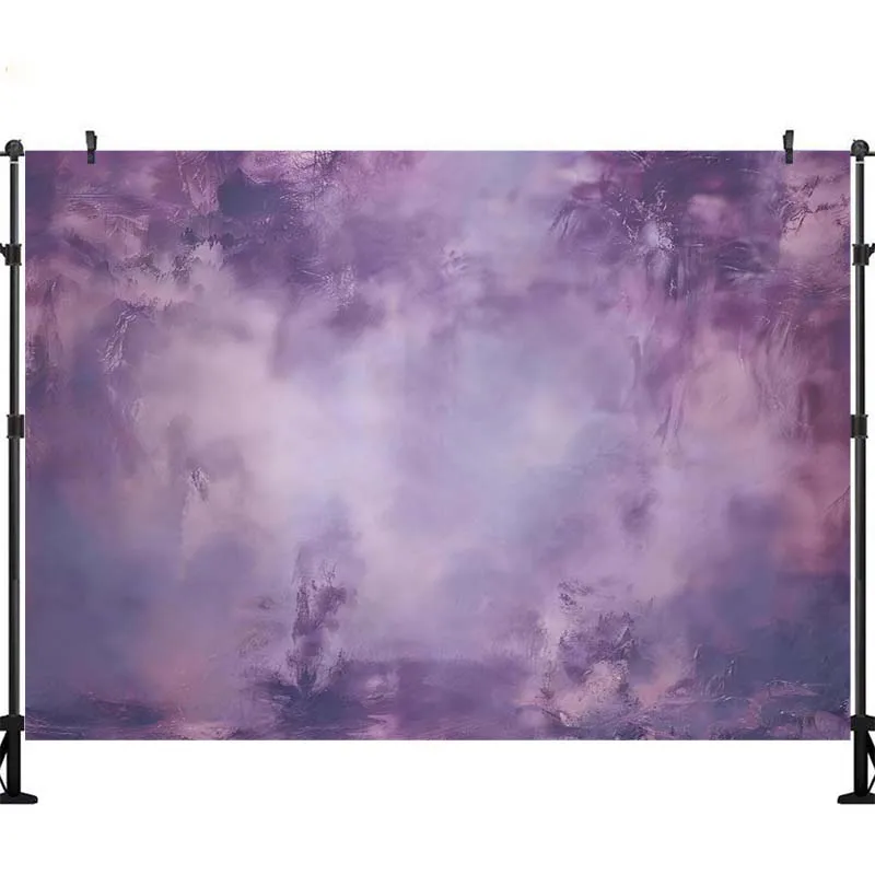 LS Purple Abstract Background Studio Photography Gradient Maternity Bridal Shower Art Portrait Backdrop Newborn Cake Smash Photo