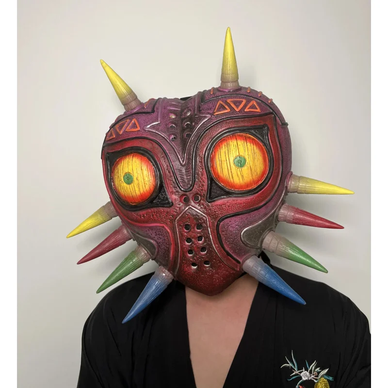 Majora 'S Masker Van Zelda Eng Realistisch Gezichtsmasker Halloween Cosplay Kostuum Prop Voor Volwassenen Tieners Spel Feestmasker