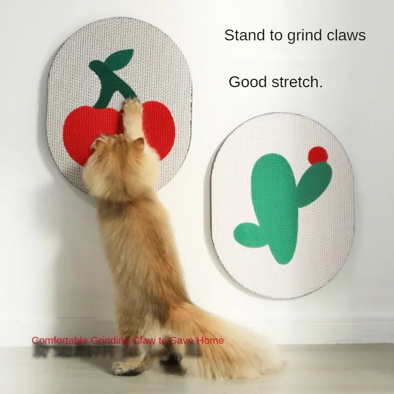 Durable and Fun Cat Scratching Board with Colorful Design - Perfect Furniture Protector and Claw Trainer  pet products  cat toy