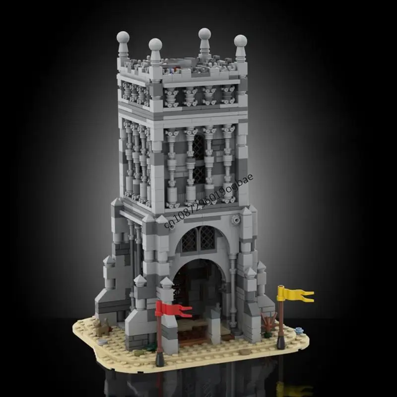 

Новинка, 1073 шт., Moc, европейская средневековая модель улицы, готическая модель башни, креативные идеи «сделай сам», детские игрушки, подарки на день рождения, пазлы на заказ