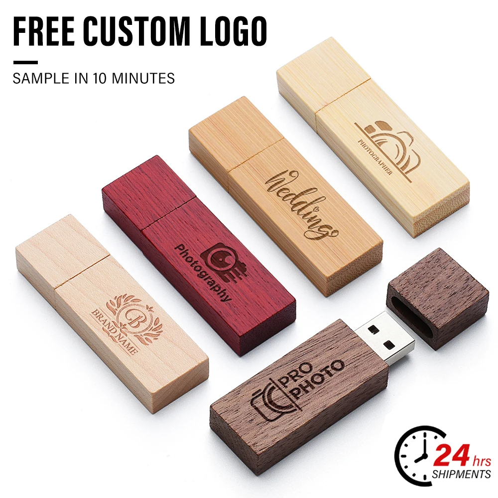 

Деревянный USB-накопитель с бесплатным логотипом, 4 ГБ, 8 ГБ, 16 ГБ, 32 ГБ, 64 ГБ, 128 ГБ, 100% настоящая емкость, бамбуковая память, свадебный подарок