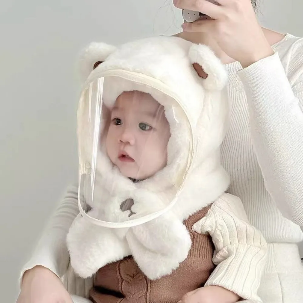 mascara-de-urso-de-desenho-animado-fofa-com-chapeu-integrado-mascara-removivel-a-prova-de-vento-chapeu-de-inverno-de-peca-Unica-com-forro-de-la-grosso