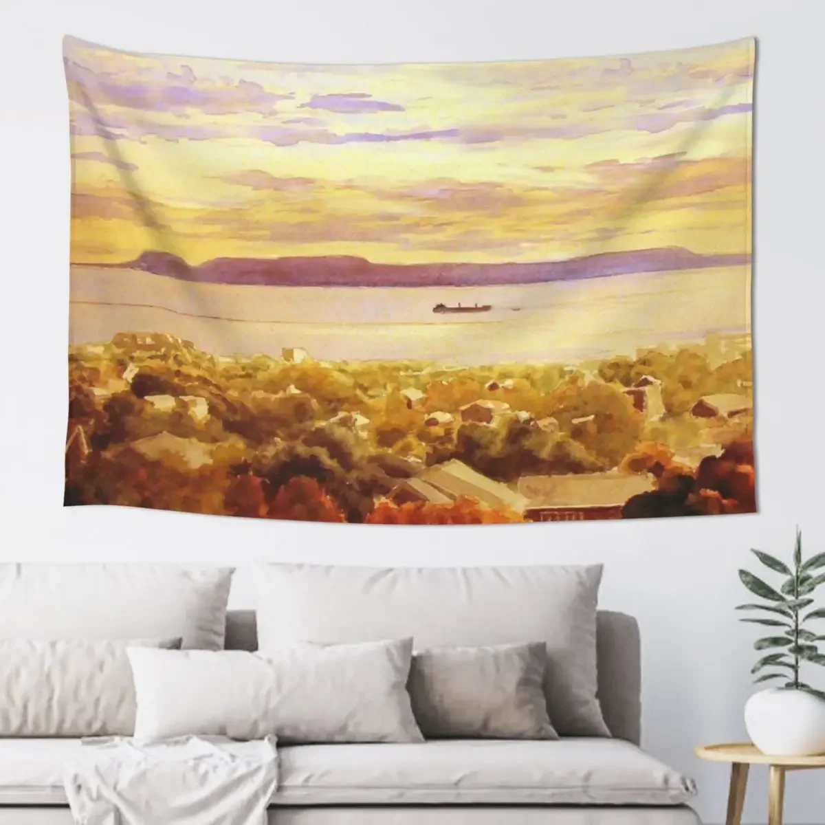 Sleeping Giant from Hillcrest Park Tapestry Room Decoration Aesthetic Cute Room Things Wall Tapestries Anime Decor Tapestry