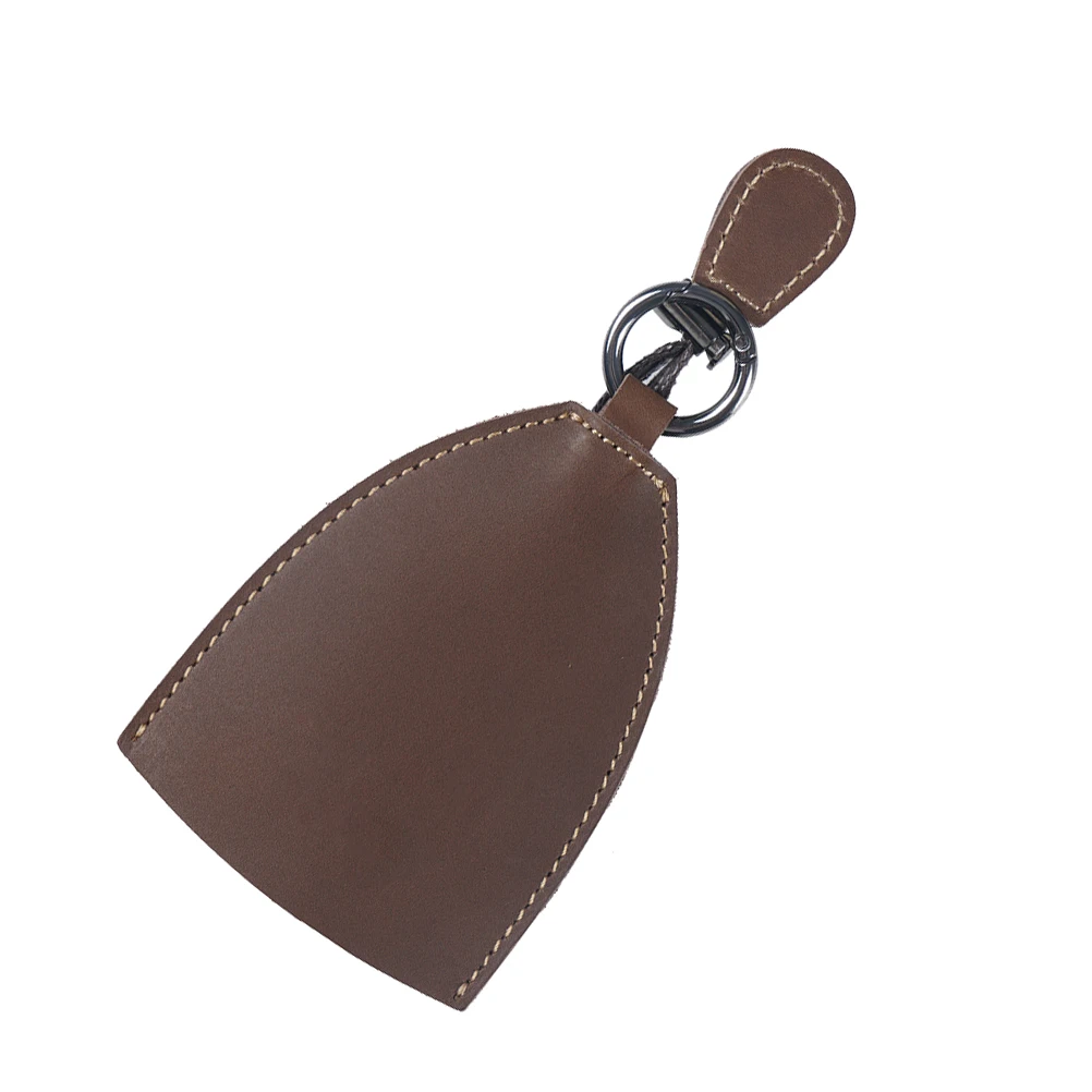 

Car Key Bag Stylish Hanging Pouch Durable Safe Cattlehide Material Large Capacity Key Pack Coins Cash Mens Waist