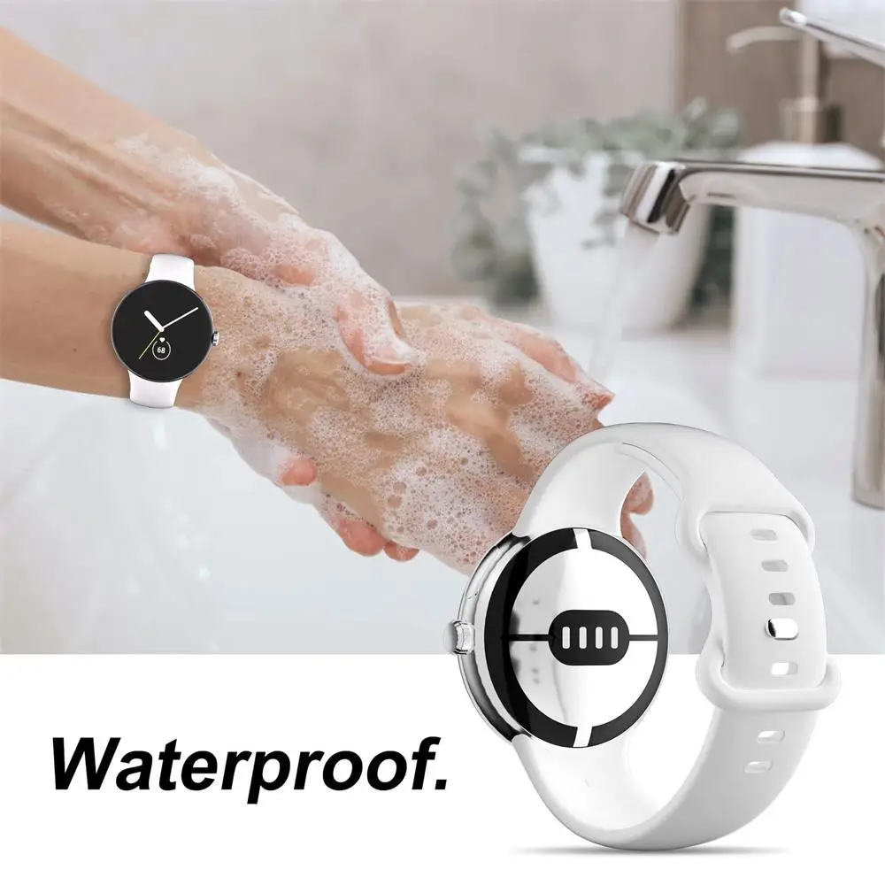 Correa de silicona para Google Pixel Watch 2, accesorios de banda, pulsera deportiva para reloj inteligente, Correa, reloj Pixel Active