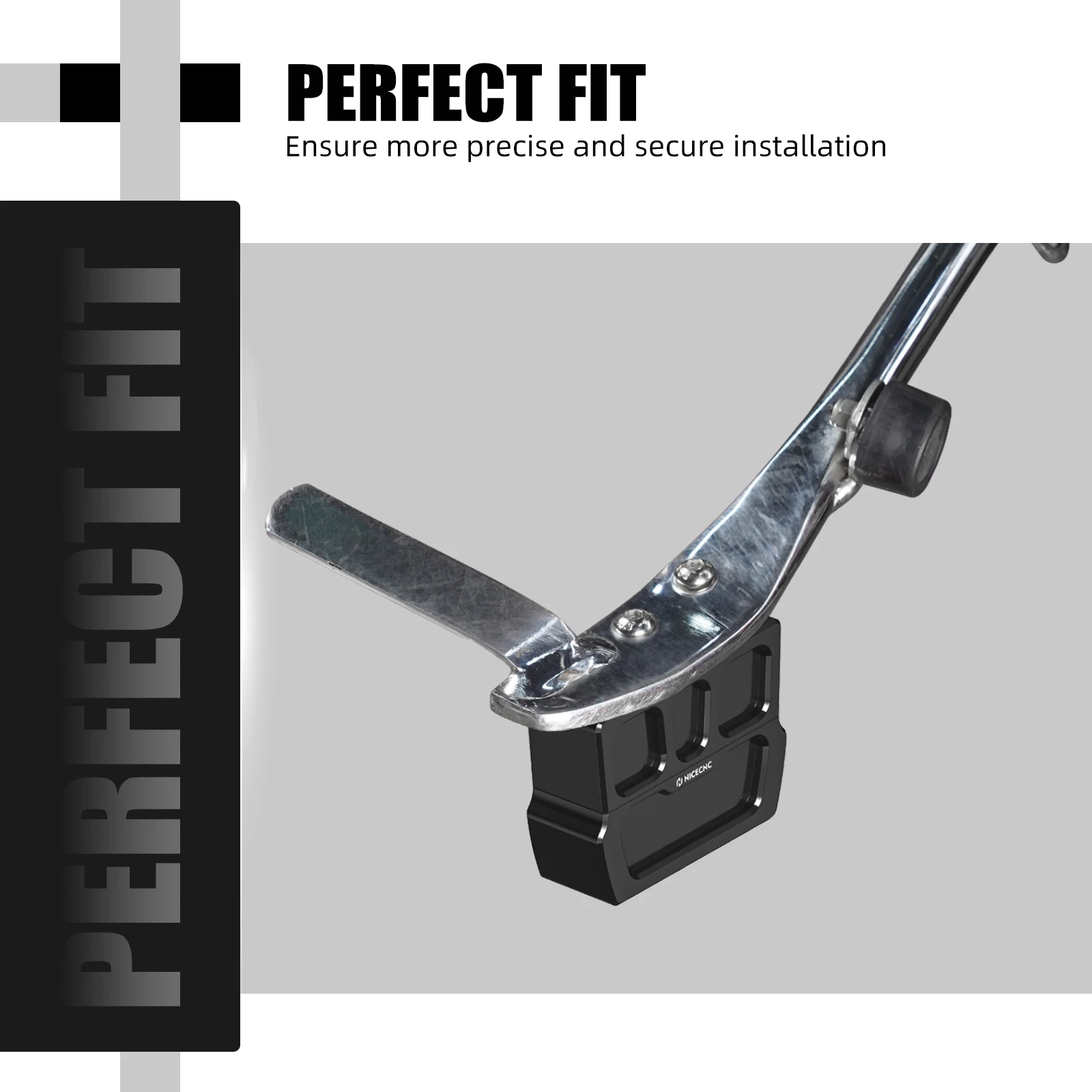 Für Harley Sportster 883 Super Low XL883L 2011-2019 Kickstand Lift Block Riser 1 "/2" Sportster 1200 XL1200C XL1200NS XL883N – Detail 6