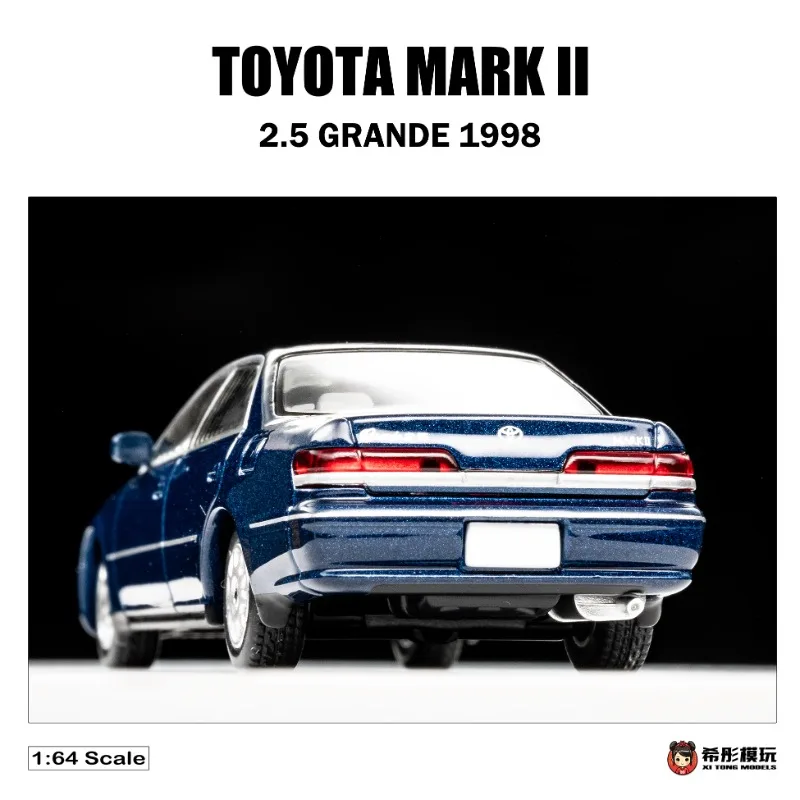 متوفر في المخزون TLV 1/64 TOYOTA TOYOTA MARK II 2.5 Grande 98 نموذج سيارة مصنوع من خليط معدني، قابل للجمع، هدية ممتازة. #4