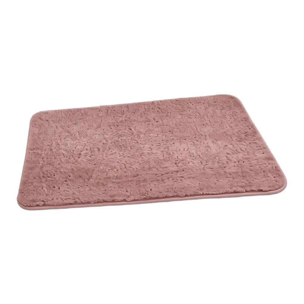 Non-Slip Bath Mat with Memory Foam and Soft Coral Fleece for Bathroom Hallway Entryway Kitchen Living Room Bedroom